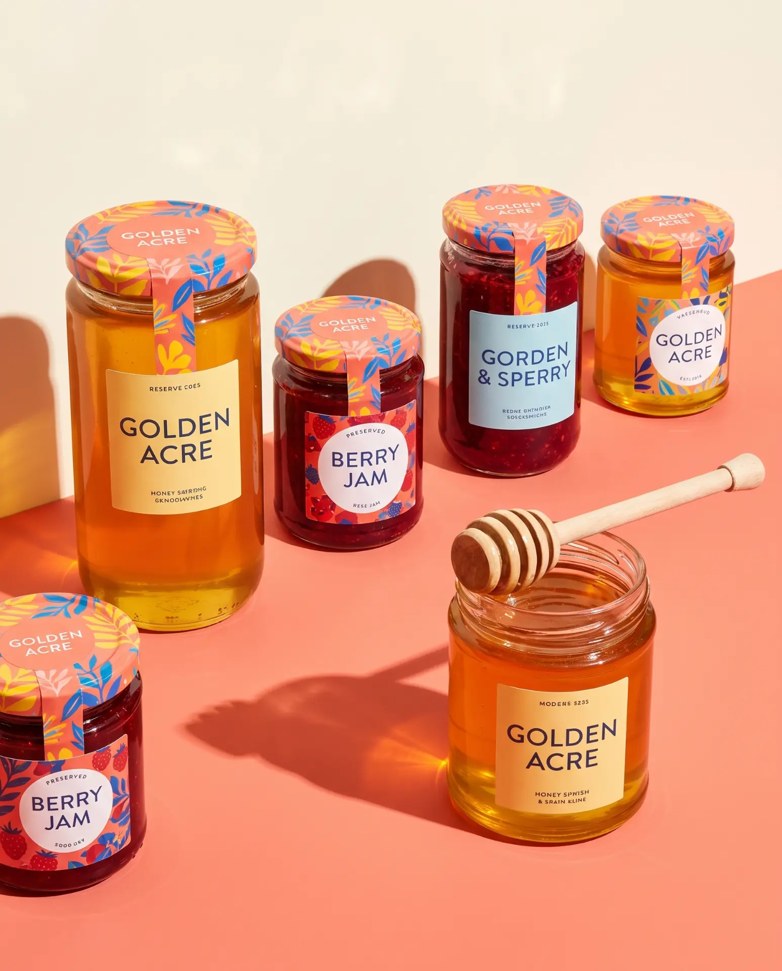 Custom labels and lid seals for jars